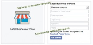 เปิดเพจ แบบ Local Business Page